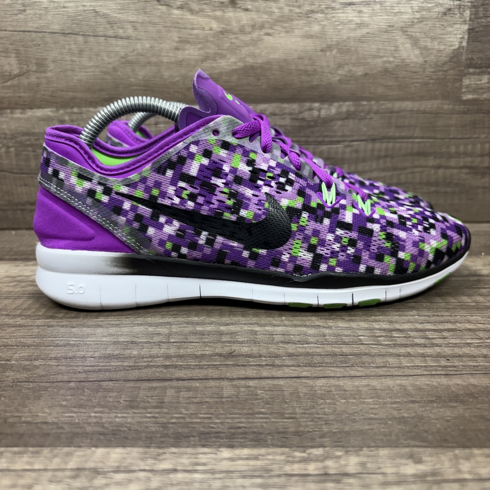 Nike Free TR Fit 5 Purple Womens US Size 6 EUR 36.5 704695-502 Running Shoes